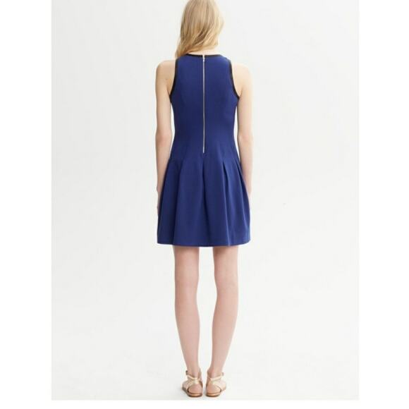 BANANA REPUBLIC Women's Blue A-Line Mini Dress Size 6 - Picture 8 of 9